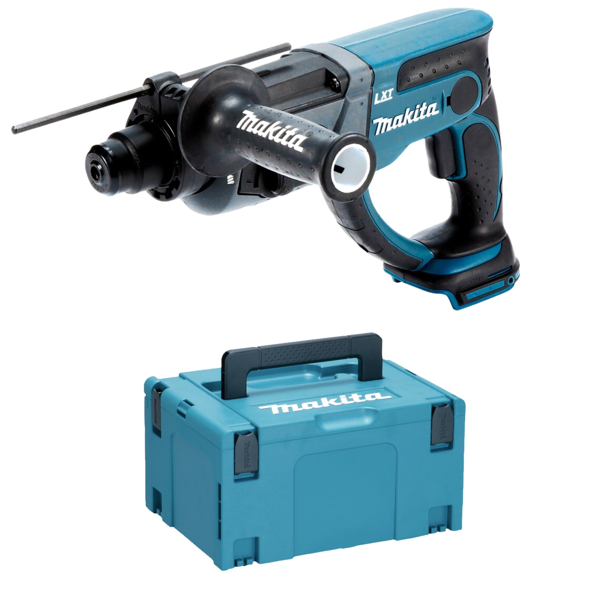 Makita DHR202ZJ Akku-Kombihammer SDS+ 18V mit MAKPAC – Profi-Bohrhammer ohne Akku
