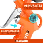 Gakago Reifenfüller mit 0-12 bar Manometer – Präziser Druckmesser für Auto, Fahrrad & LKW – Bild 4
