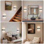 LED Wandleuchte Up-Down 12W 1200lm IP65 – Warmweiss 3000K Aluminium für Innen & Aussen – Bild 5