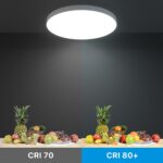 ORALUCE LED Deckenleuchte Rund 28cm 24W 2400lm Kaltweiß IP44 – Badezimmer & Küche – Bild 6