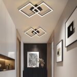 Homefire LED-Deckenleuchte 24W Schwarz – Modernes 2er Set für Küche & Wohnzimmer