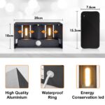 CELAVY LED Wandleuchte Anthrazit mit Bewegungsmelder – IP65 Aussenlampe für Innen & Aussen – Bild 6