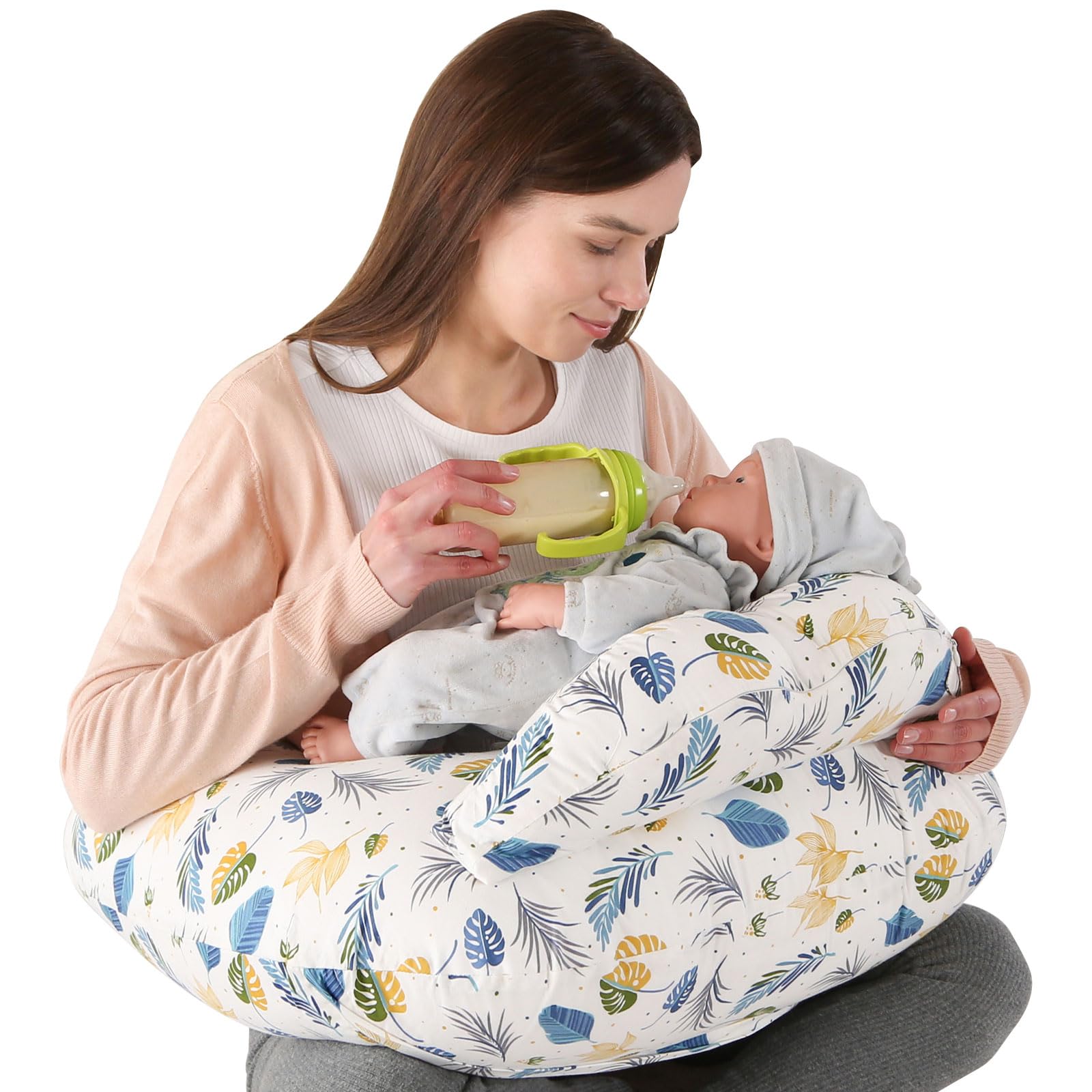 Labtec Baby Stillkissen mit verstellbarem Gurt – Multifunktionale Unterstützung beim Stillen