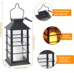 Joysing Solar Hängeleuchten 2er Set – Flackernde LED Laternen für Garten & Terrasse – Bild 7