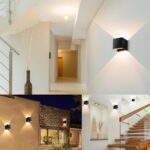 OOWOLF 2er-Set Wandleuchte 10x10cm mit G9-LED 4W – IP65 Innen & Außen Warmweiss – Bild 5