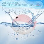Gigilli Badewannenspielzeug Wal mit LED & Wasserspray – Aufladbares Wasserspielzeug ab 1 Jahr – Bild 4