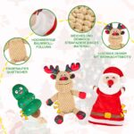 Arblina Weihnachts-Hundespielzeug Set (6er-Pack) – Interaktives Spielzeug für kleine & grosse Hunde – Bild 5