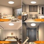 YiLaie 2er Set LED Deckenleuchte Ø30cm 24W 2640lm – Flache Deckenlampe IP44 für Bad & Küche – Bild 6