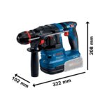 Bosch Professional GBH 18V-22 X Akku-Bohrhammer – Kraftvolles 18V System mit L-BOXX – Bild 2