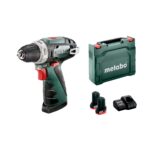 metabo PowerMaxx BS Basic 12V Akku-Bohrschrauber – Kompakt-Profi mit 2x2,0Ah Akkus