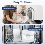 PETTOM Wassernapf 3L aus 304 Edelstahl – Auslaufsicherer Hundenapf mit Spritzschutz – Bild 6