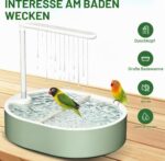Tismels Vogeldusche mit USB-Pumpe – Automatisches Vogelbad für Wellensittiche & Papageien – Bild 4