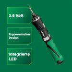 HiKOKI Akku-Knickschrauber 3.6 V – 21 Drehmomentstufen mit LED für präzise Heimwerker-Projekte – Bild 3