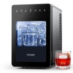 ecozy 50mm Eiswürfelmaschine – Kristallklare Klareiswürfel mit CrystalFlux für Premium Home Bar