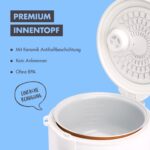 Reishunger Reiskocher 1,2L mit Keramikbeschichtung – Starterset inkl. Zubehör – Bild 7