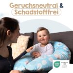 Baby's Stillkissen XXL 190cm – OekoTex zertifiziertes Lagerungskissen mit Bio-Baumwolle – Bild 4