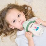 Oberni Trinklernbecher 270ml Grün – Auslaufsicherer Sippy Cup für Kleinkinder ab 12 Monaten – Bild 4