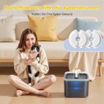 VILLAPOOL 16er Pack Katzenbrunnen Filter – Dreischichtfilter für sauberes Trinkwasser – Bild 5