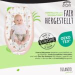 LULANDO® Babynest Standard 100 Öko-Tex – Kuschelnest aus Bio-Baumwolle für Neugeborene – Bild 5