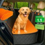 Clever Dreams Hundedecke Auto Rückbank – Wasserdichter Autoschutz mit abnehmbarer Schmutzfangmatte