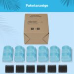 NautyPaws Katzenbrunnen Filter 3.2L – Aktivkohle & Ionenschwamm für sauberes Trinkwasser – Bild 6