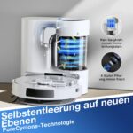 ECOVACS DEEBOT N20 PRO Plus Saugroboter – 8000Pa Saugkraft mit Wischfunktion & Auto-Entleerung – Bild 2
