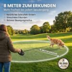 HUND IST KÖNIG Rollleine 8m – Ausziehbare Hundeleine bis 50kg mit ergonomischem Griff – Bild 6