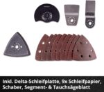Einhell TC-MG 18 Li-Solo Akku-Multifunktionswerkzeug – 3in1 Sägen, Schleifen & Schaben – Bild 7