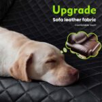 pecute Hundedecke Auto 135 x 63 cm mit Waben-PVC – Wasserdicht & rutschsicher für grosse Hunde – Bild 2