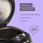 Reishunger Digitaler Reiskocher klein – Starterset für 1-3 Personen mit 8 Kochprogrammen – Bild 8