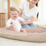 Bearmoss Babynestchen 90x55cm – Weiches Kuschelnest mit Musselinbaumwolle für Neugeborene – Bild 2