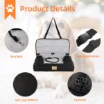 BingoPaw Hundeautositz M für mittlere Hunde – Sicherer Autositz mit Befestigungsgurten – Bild 5