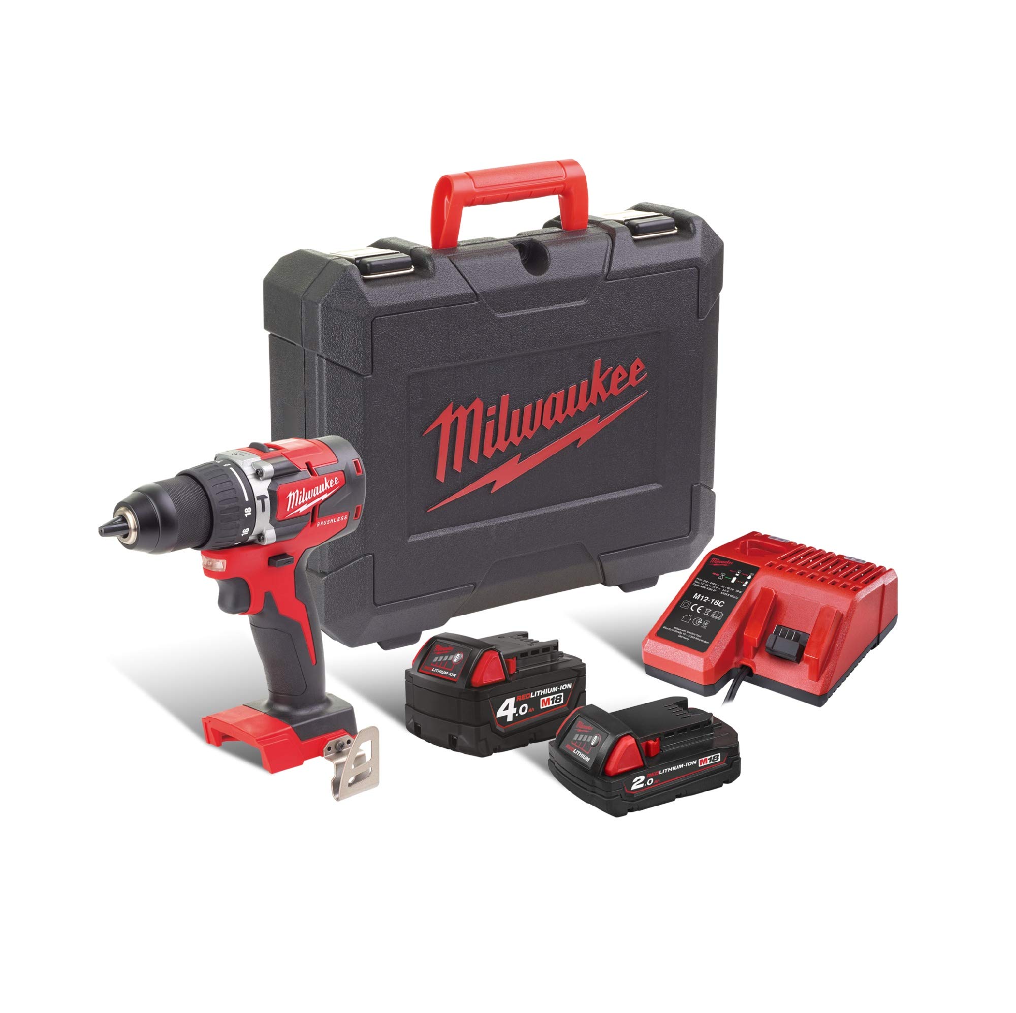 Milwaukee M18CBLPD-422C Akku-Schlagbohrer – Profi-Akkuschrauber für Handwerk & Industrie