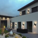 KUKAK 10W LED Wandleuchte IP65 – Innen & Außen Wandlampe 3000K Warmweiss – Bild 4