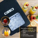 TZS First Austria Eiswürfelbereiter 1,8L – 9 Würfel in 7-9 Min, 12kg/24h – Bild 7