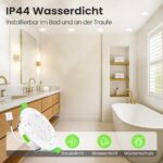 ALUSSO 12er Set LED Einbaustrahler dimmbar – 3 Farbtemperaturen für Küche & Bad – Bild 5