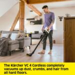 KÄRCHER VC 4 Cordless myHome Akku-Staubsauger – Kabellos bis 30 min Laufzeit – Bild 4