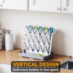 SpaceAid Abtropfgestell für Babyflaschen mit 20 Haken – Platzsparender Organizer – Bild 4