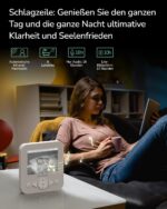 Dr.Care Babyphone mit Kamera ohne WLAN – 2,8" HD Display, 300m Reichweite & Nachtsicht – Bild 2