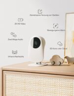 nooie Babyphone mit Kamera 1080P HD – WLAN Baby Monitor mit Nachtsicht & Gegensprechfunktion – Bild 2