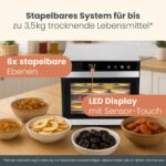 ProfiCook PC DR 1218 Dörraudomat Edelstahl – 6 Ebenen, 650 Watt, 0,6 m² Fläche – Bild 3