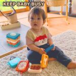 weirtoya Motorikwürfel 8-in-1 – Montessori Spielzeug ab 1 Jahr für unterwegs – Bild 6