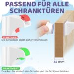 WunderHippo Magnetische Kindersicherung 20er-Set – Unsichtbarer Magnetverschluss für Schränke & Schubladen – Bild 7