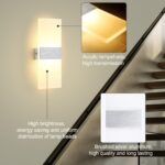 Lightsjoy LED Wandleuchte 600 Lumen – Blendfreies Warmweiss Licht für Innenräume – Bild 3