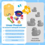 Hahaland Badewannenspielzeug Kochset 15-teilig – Farbwechsel Gemüse für Babys ab 12 Monaten – Bild 7