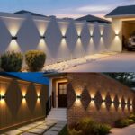 Hiromeco 4er-Set Solar Wandleuchten mit Up&Down-Licht – IP65 wasserdicht für Garten – Bild 6