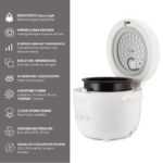 Yum Asia Tsuki Mini-Reiskocher 2,5 Tassen mit Shinsei-Keramik – Fuzzy-Logik für perfekten Reis – Bild 6