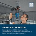 Bosch Professional GBH 2-21 Bohrhammer mit SDS-plus – Kompakt & kraftvoll für Beton – Bild 4