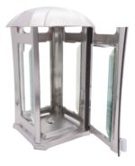 Grablaterne Anosta 24 cm Edelstahl mit Facettenglas – Wetterfest & Modern – Bild 4