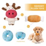 Toozey Hundespielzeug 7er Set für kleine Hunde – Kauspielzeug & Quietschspielzeug aus Naturbaumwolle – Bild 3